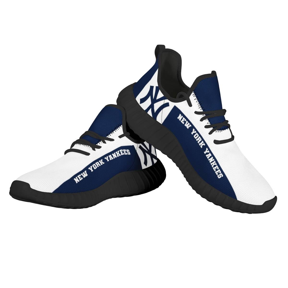Men's New York Yankees Mesh Knit Sneakers/Shoes 001